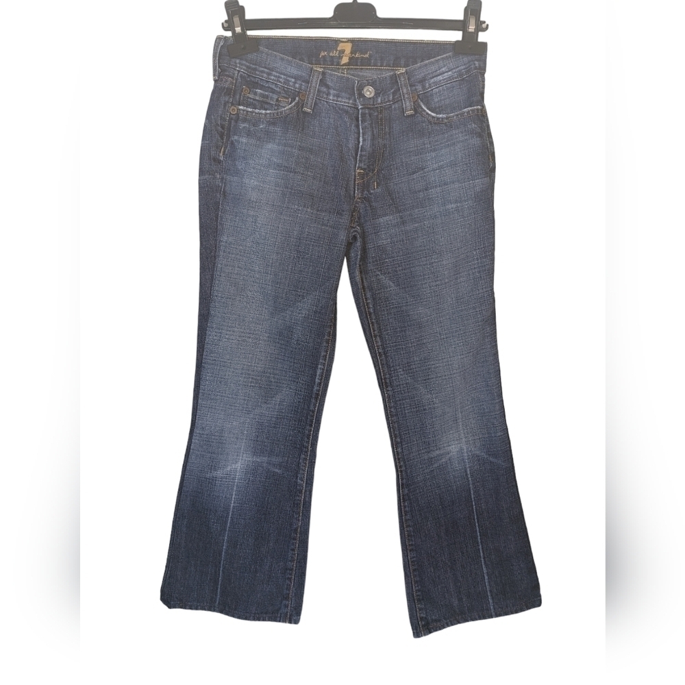 7 For All Mankind Dojo jeans size 27. Capri length. In good condition